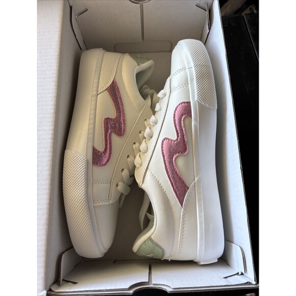 Girl's Blowfish Malibu Vice-K Sneaker White Rose Gold Size 5Y - Picture 1 of 4